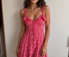 Zara Floral summer dress, size S