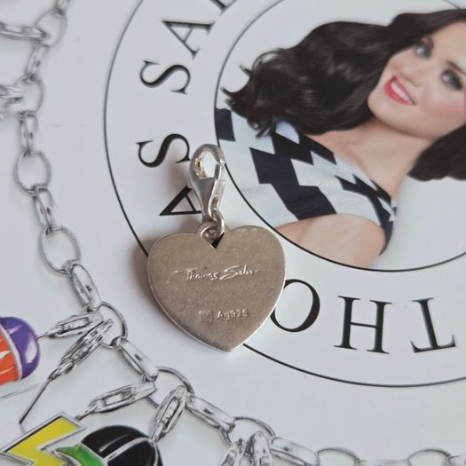 Thomas Sabo "Mum" heart 925 sterling silver charm club