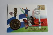 Greece USA WORLD CUP 1994 Coin Cover Vintage