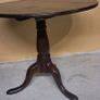 circular manogany table Image 5