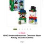 Lego snowman Image 3