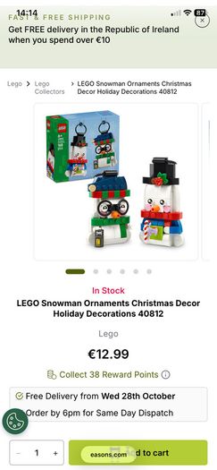 Lego snowman