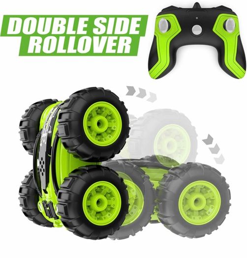 2 in 1 RC Water Stunt Amphibious Remote Control Car (Green)