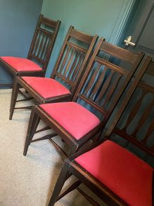 Arts and crafts dining chairs