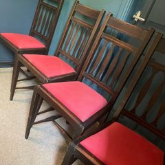 Arts and crafts dining chairs