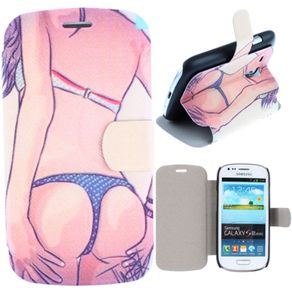 Case Cover Design Patterned For Samsung i8190(S3mini) Leather Stylish Magnetic