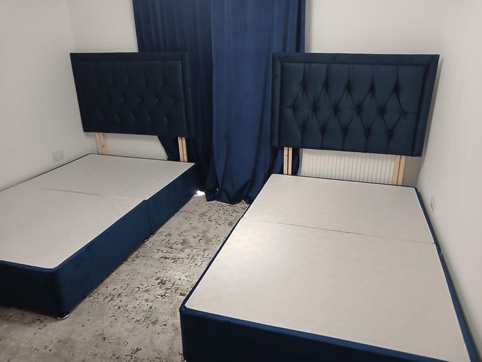 Brand New beds available in all sizes (images of beds delivered to our customers)