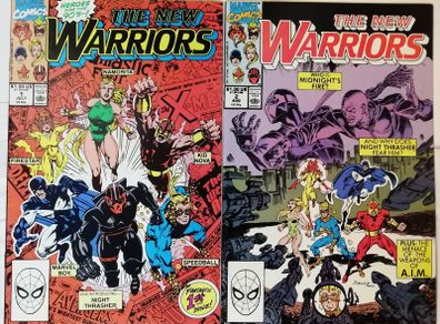 The New Warriors #1 & 2 Mark Bagley (1990)