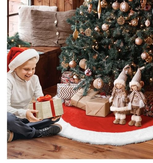 Christmas Tree Skirt Blanket 120cm 48 inches