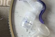 Lansinoh manual breast pump and Jaan's type milk collector pump