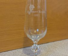 Duiske Irish Handcut Crystal Champagne Flute Baltimore Regatta 1991