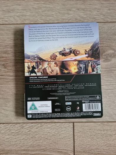 Star Wars Episode 1 The Phantom Menace LE Blu Ray