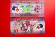 Solomon Islands  10 Dollars  2023  Commemorative Issue .  Pick39 Polymer / Plastic  ( Uncirculated )