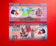 Solomon Islands  10 Dollars  2023  Commemorative Issue .  Pick39 Polymer / Plastic  ( Uncirculated )