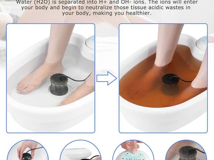 Negative Ion Detox Foot Massage Bath Machine