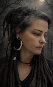 Resin Teeth and Molten Metal Oddity Ear Hoops