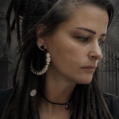 Resin Teeth and Molten Metal Oddity Ear Hoops