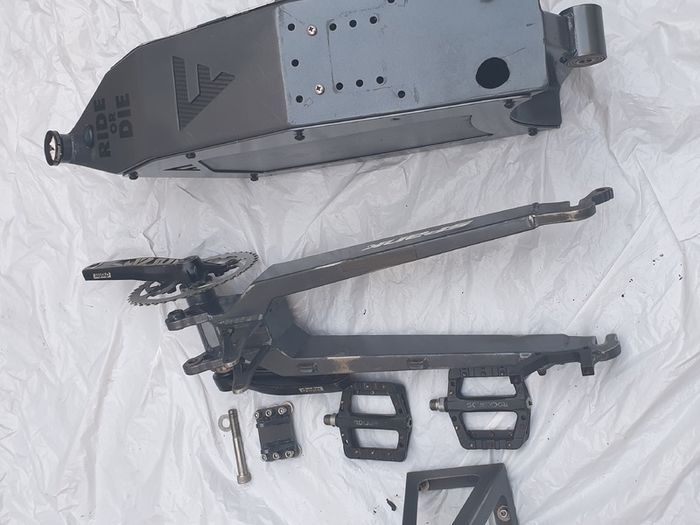 used electric  bike frame for sell its only a frame