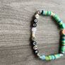 Hand made clay bead bracelet Image 2