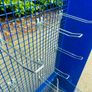 Large Blue Steel Shop Display Stand With 25 Hooks Image 3