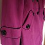 Purple medium length coat size M/L 12 Image 2