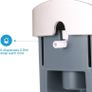 Soap Dispenser Wall Mounted, No Drilling 300ml Shower Dispenser Manual Shower Gel Liquid Shampoo Sanitizer Dispenser Holder for Hotel, Office, Home, Healthcare Facilities Image 5