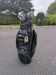 Golf bag and clubs