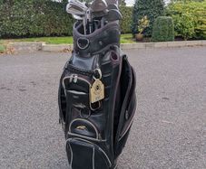 Golf bag and clubs