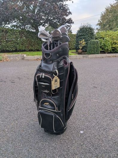 Golf bag and clubs