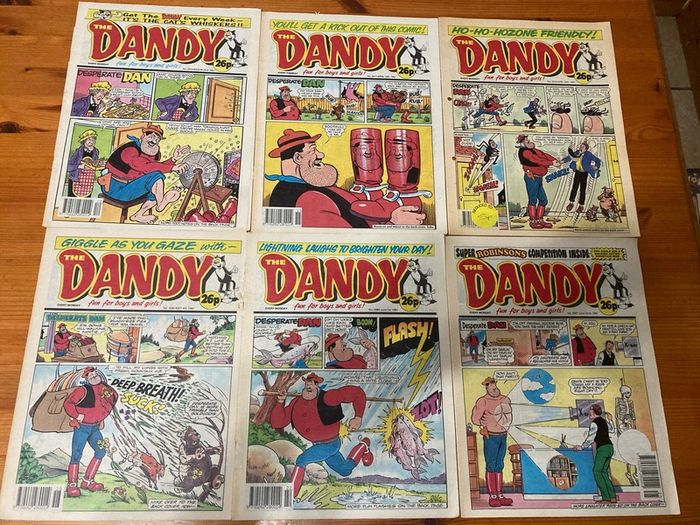 Comics: 'The Dandy' 1991,1992,1994 and 1995 (46 comics)
