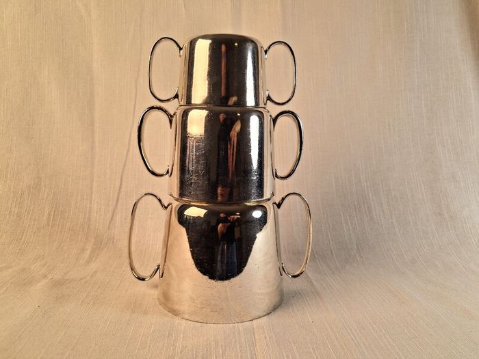 vintage silverplated dual handled sugar bowls