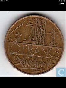 France 10 Francs coin