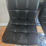 Black & Chrome Barstools Image 2
