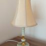 Amazing Vintage Onyx and Brass table lamp  height 50cm Image 3