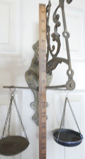 Vintage Scale, Wall Scale, Wall Decoration