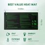 NEW SALE | Heat Mat, Heated Seedling Propagator Durable Waterproof, Seedling Heating Pad for Winter Hydroponic Indoor Seedling Germination Outdoor Gardening Greenhouse 10"x 20") Image 5