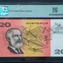 Australia | 20 Dollars | 1989 | P.46f | EVZ 662730 | GEM UNC 66 EPQ Image 2