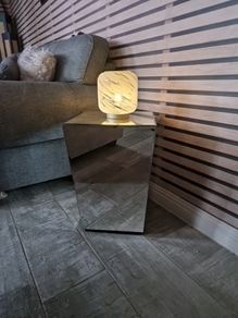 Pair of Glass/mirror table