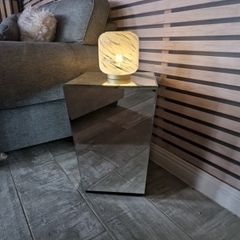 Pair of Glass/mirror table