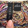 Paisley ruffled blouse. Size Large. Image 5