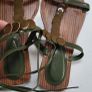 Italian leather khaki green gladiator sandals Sz 40 (Fit 7UK) Image 10
