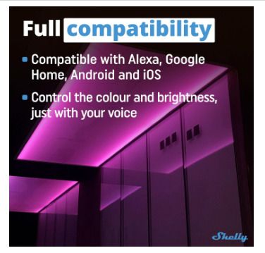 Shelly RGBW2 | WiFi Smart Remote Control for RGBW Led Strips | Home Automation| Compatible with Alexa & Google Home