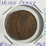 1942 'chickless' Irish Penny - RARE Image 3