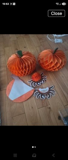 paper pumpkins