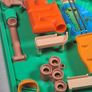 Vintage Tomy Screwball Scramble Board Game Image 7