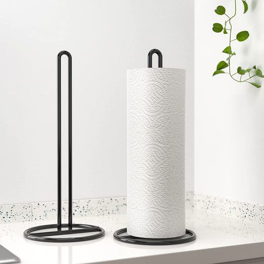 Kitchen Roll Holder,Freestanding Paper Towel Holder Countertop,kitchen towel holders free standing,Paper Towel Holder Stand Vertical Paper Hand Dispenser for toilet,Bathroom,roll holder