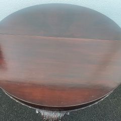 Antique mahogany games table