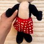 Vintage Looney Tunes Pepe Le Pew Skunk Plush Red Heart Boxers 1997 approx. 35 cm. Please see photos Image 6