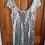 Armani exchange squin dress silver Size L / 14 Image 4