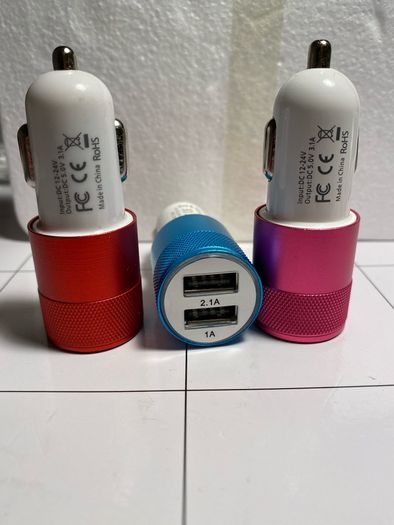 Car charger plug double usb